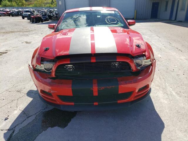 1ZVBP8CF0D5220909 - 2013 FORD MUSTANG GT RED photo 9