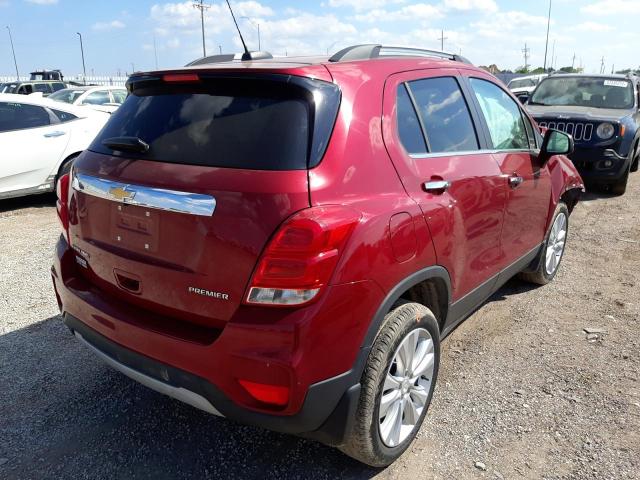 3GNCJRSB0KL296776 - 2019 CHEVROLET TRAX PREMI BURGUNDY photo 4