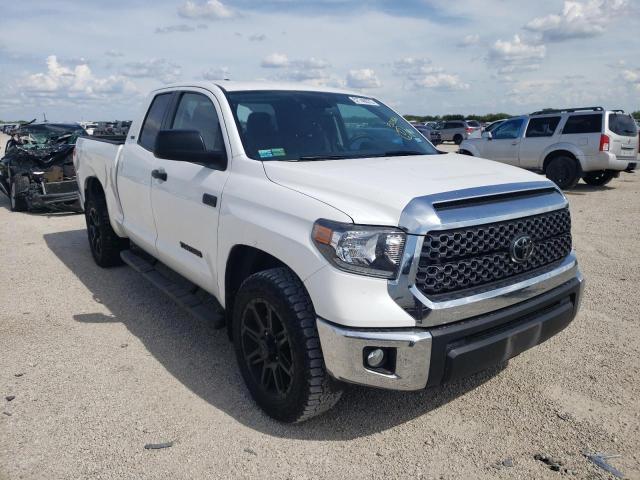 5TFRY5F11LX267589 - 2020 TOYOTA TUNDRA DOU WHITE photo 1