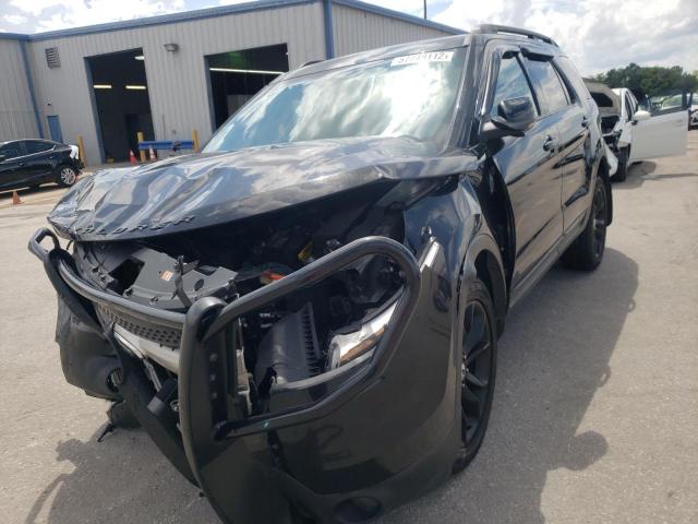 1FM5K8D88DGA99299 - 2013 FORD EXPLORER X BLACK photo 2