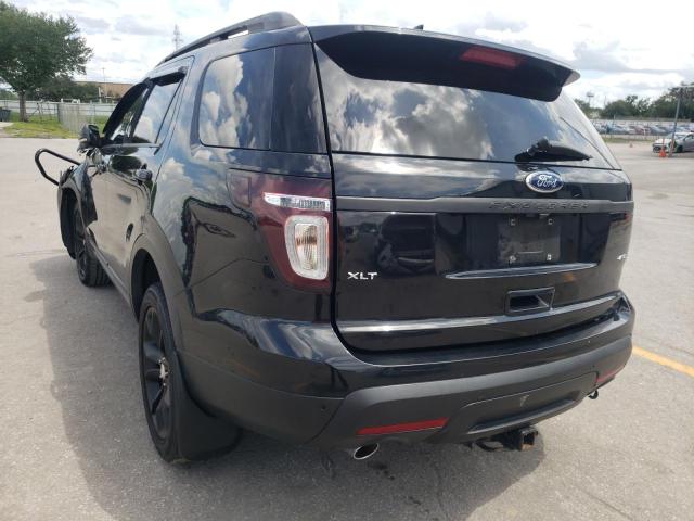 1FM5K8D88DGA99299 - 2013 FORD EXPLORER X BLACK photo 3