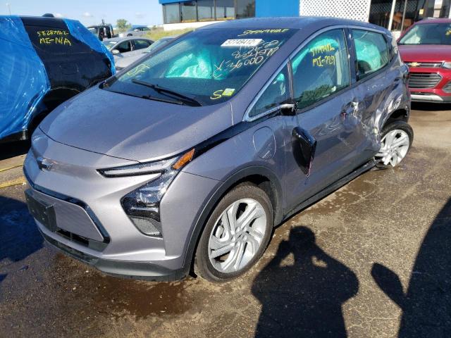 1G1FW6S08N4134577 - 2022 CHEVROLET BOLT EV 1L GRAY photo 2