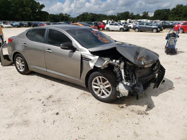 5XXGM4A73DG123043 - 2013 KIA OPTIMA GRAY photo 1