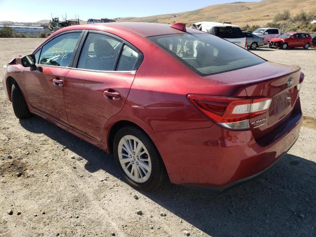 4S3GKAB66J3608430 - 2018 SUBARU IMPREZA PR RED photo 3