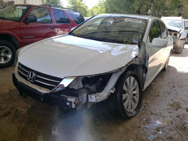 1HGCR2F83FA007914 - 2015 HONDA ACCORD EXL WHITE photo 2