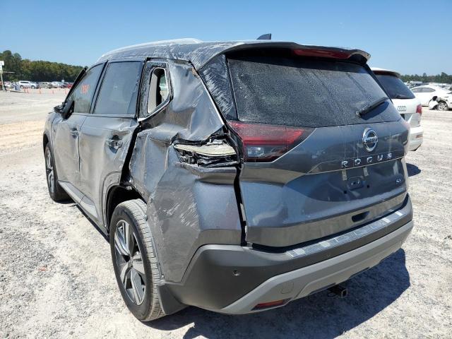 5N1AT3CA3MC804536 - 2021 NISSAN ROGUE SL GRAY photo 3