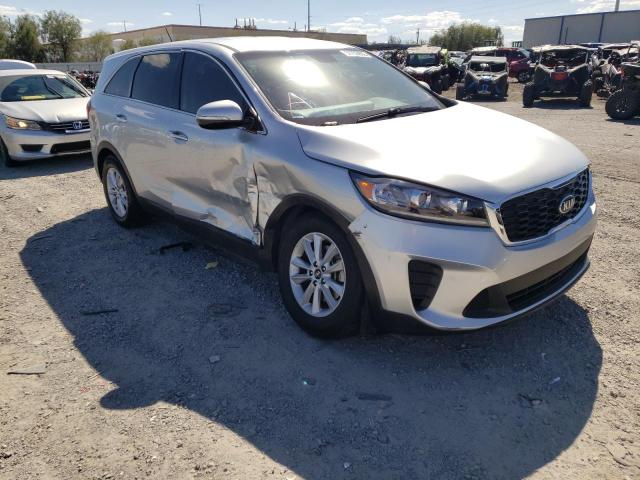 5XYPG4A30KG595861 - 2019 KIA SORENTO L SILVER photo 1