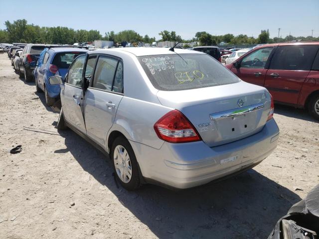 3N1BC1AP3AL418741 - 2010 NISSAN VERSA S SILVER photo 3