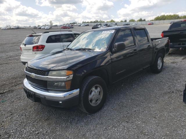 1GCCS136658247416 - 2005 CHEVROLET COLORADO BLACK photo 2