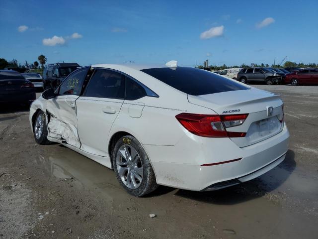 1HGCV1F16JA022859 - 2018 HONDA ACCORD LX WHITE photo 3