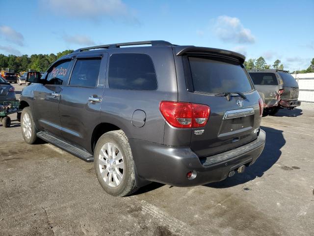 5TDYY5G17BS034489 - 2011 TOYOTA SEQUOIA PL GRAY photo 3