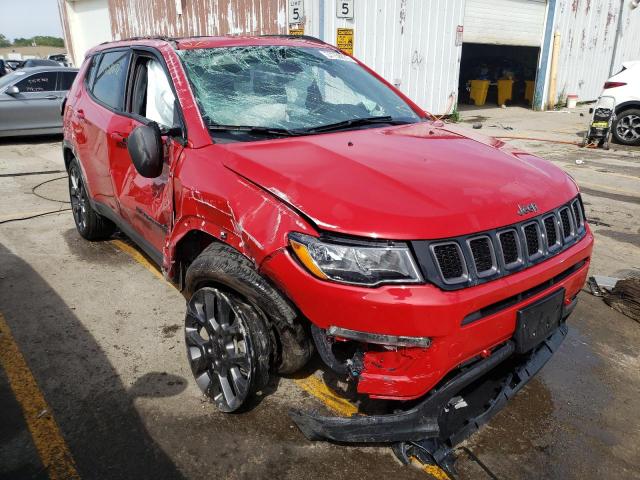 3C4NJDEB1MT530636 - 2021 JEEP COMPASS 80 RED photo 1