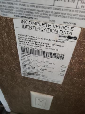 4UZFCHCY8CCBT6394 - 2012 FREIGHTLINER CHASSIS BROWN photo 10