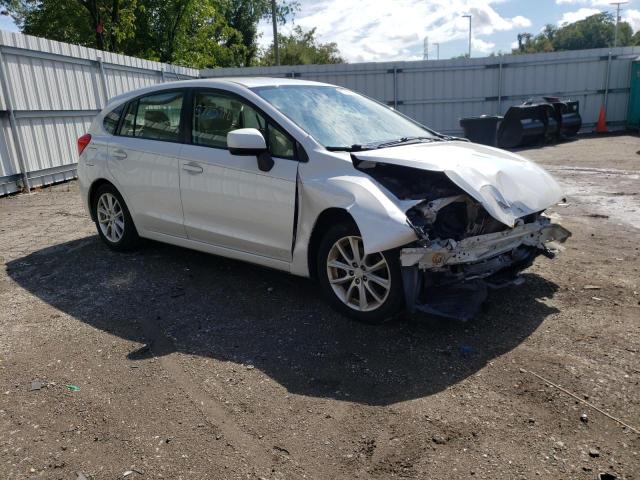 JF1GPAC62E8284794 - 2014 SUBARU IMPREZA PR WHITE photo 1