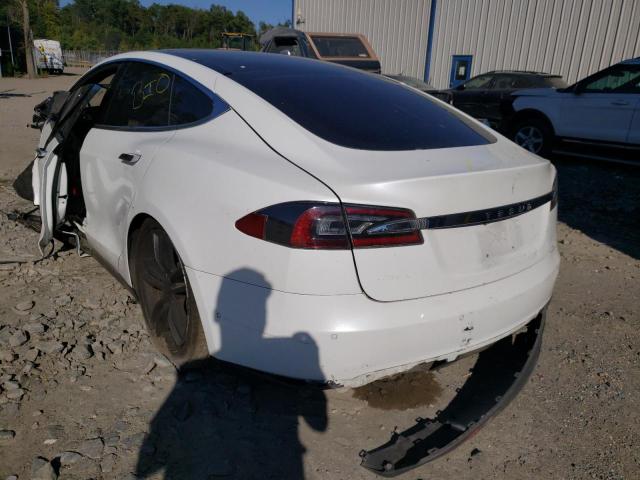 5YJSA1E27FF117512 - 2015 TESLA MODEL S Blanco foto 3