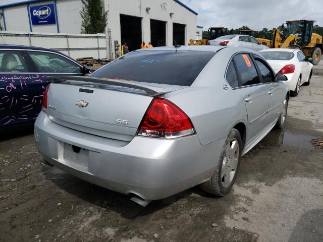 2G1WD57C091171868 - 2009 CHEVROLET IMPALA SS SILVER photo 4