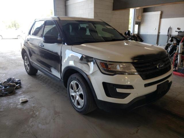 1FM5K8AR8KGA31188 - 2019 FORD EXPLORER P WHITE photo 1