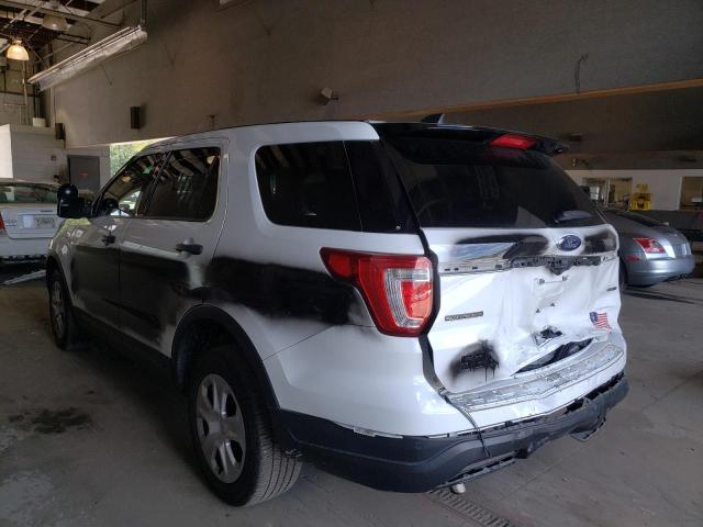 1FM5K8AR8KGA31188 - 2019 FORD EXPLORER P WHITE photo 3