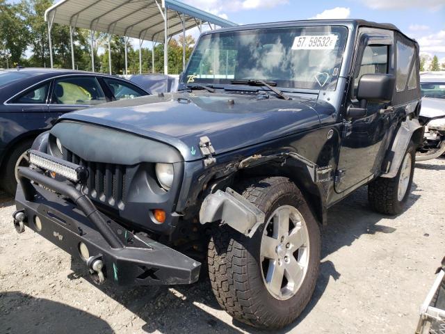 1J4FA54178L543731 - 2008 JEEP WRANGLER S CHARCOAL photo 2