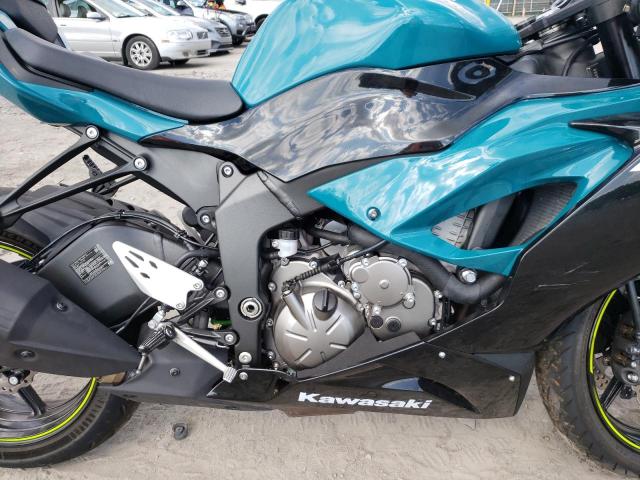 JKBZXJH11MA009589 - 2021 KAWASAKI ZX636 K TEAL photo 7