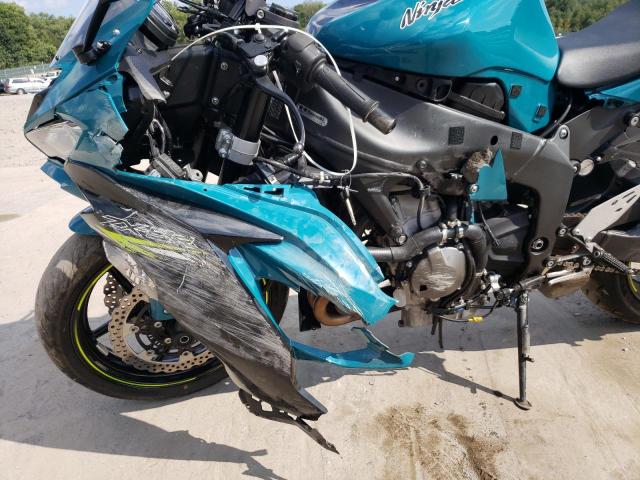 JKBZXJH11MA009589 - 2021 KAWASAKI ZX636 K TEAL photo 9