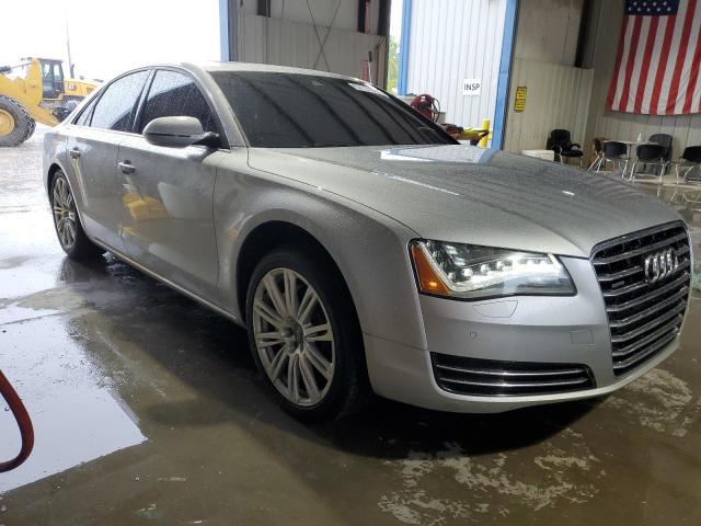 WAUAGAFDXEN004094 - 2014 AUDI A8 QUATTRO SILVER photo 1