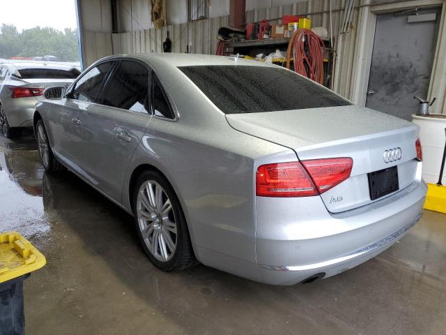 WAUAGAFDXEN004094 - 2014 AUDI A8 QUATTRO SILVER photo 3