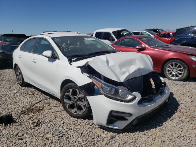 3KPF24AD4ME343646 - 2021 KIA FORTE FE WHITE photo 1