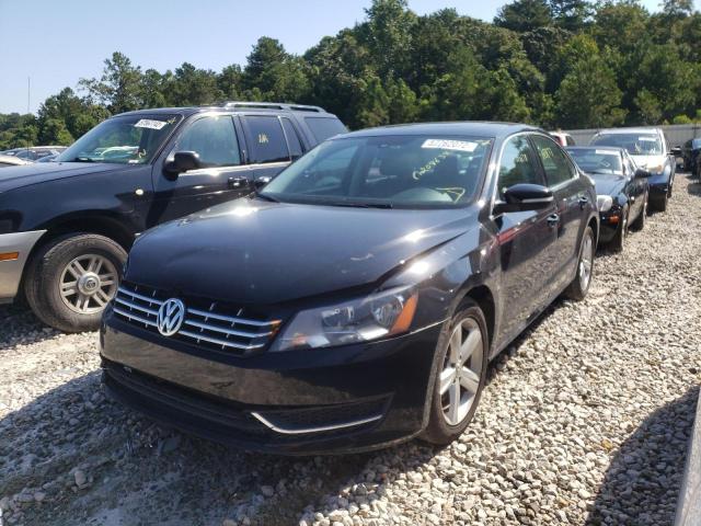 1VWBN7A34DC077905 - 2013 VOLKSWAGEN PASSAT SE BLACK photo 2