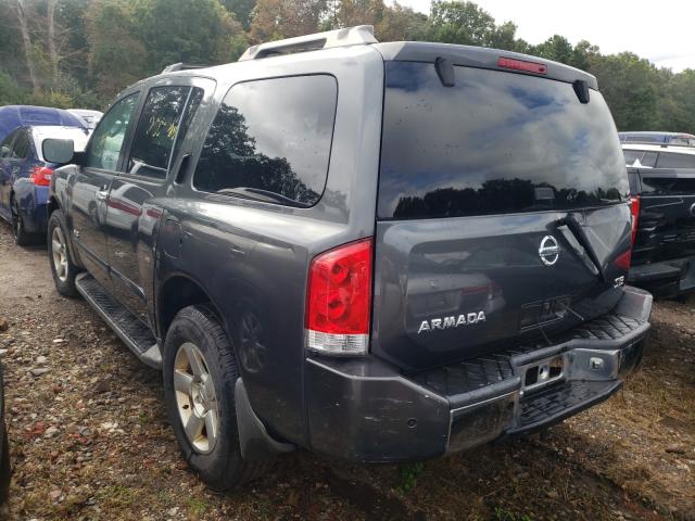 5N1AA08B66N730946 - 2006 NISSAN ARMADA SE CHARCOAL photo 3