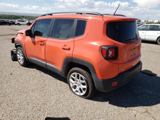 ZACCJABB8HPE81037 - 2017 JEEP RENEGADE L ORANGE photo 3