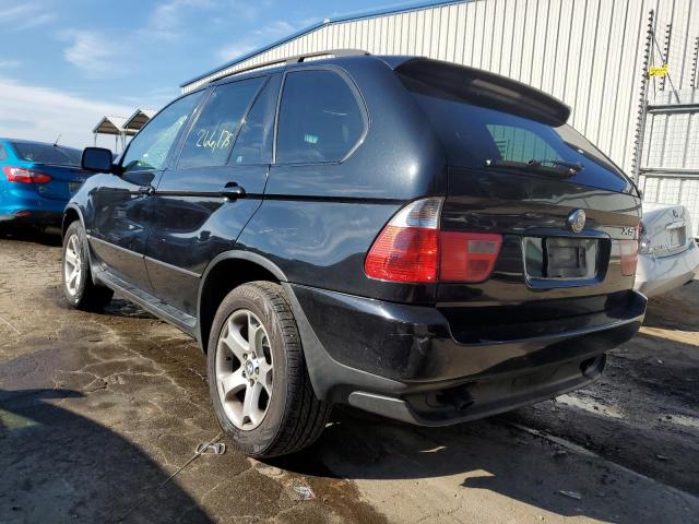 5UXFA13584LU33220 - 2004 BMW X5 3.0I BLACK photo 3