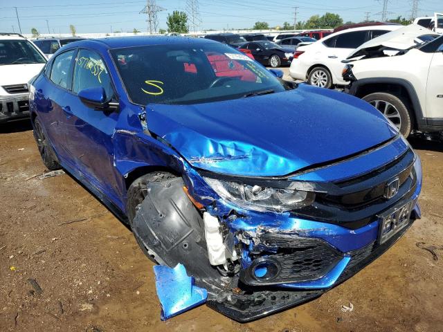 SHHFK7G47JU218301 - 2018 HONDA CIVIC SPOR BLUE photo 1