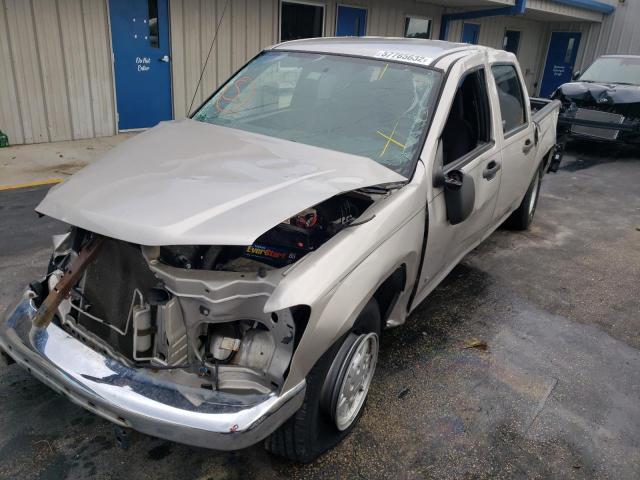 1GCCS13E878195670 - 2007 CHEVROLET COLORADO SILVER photo 2