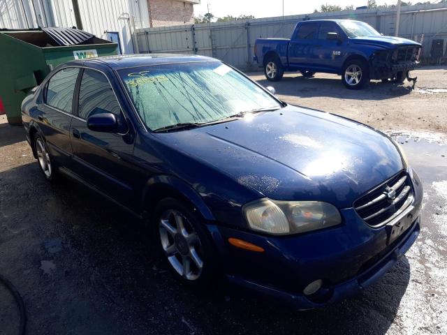 JN1CA31A41T314563 - 2001 NISSAN MAXIMA GXE BLUE photo 1