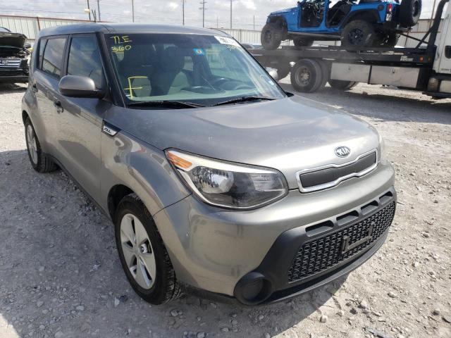 KNDJN2A24G7306976 - 2016 KIA SOUL GRAY photo 1