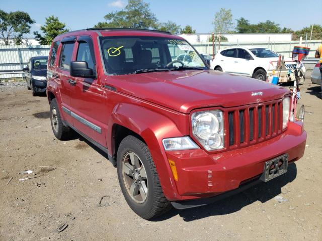 1J8GN28K08W283292 - 2008 JEEP LIBERTY RED photo 1