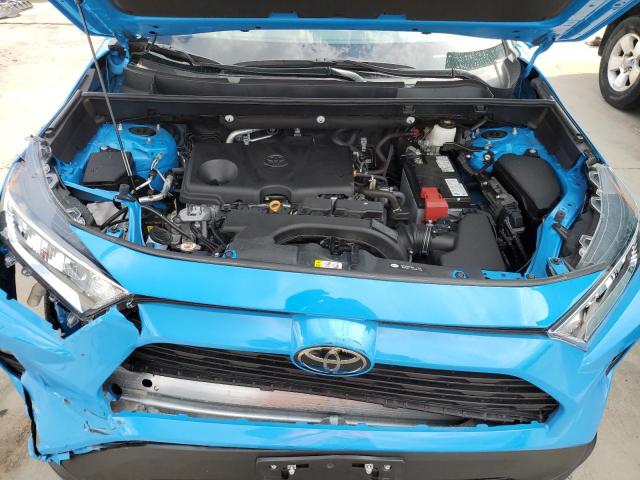 2T3C1RFV2MW144779 - 2021 TOYOTA RAV4 XLE P BLUE photo 7