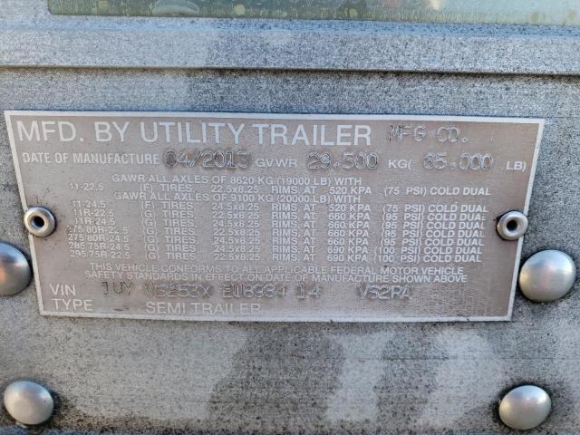 1UYVS253XEU898414 - 2014 UTILITY TRAILER WHITE photo 10