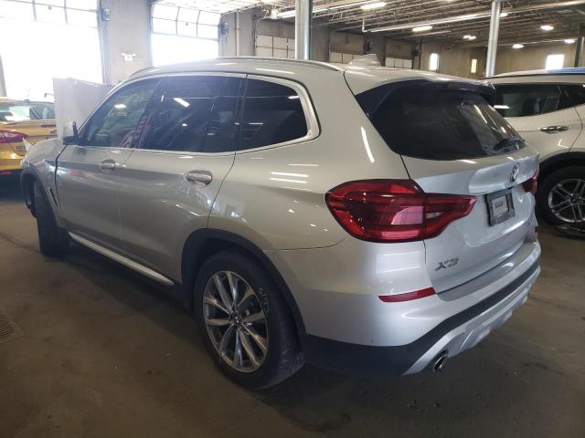 5UXTR9C56KLP88779 - 2019 BMW X3 XDRIVE3 SILVER photo 3