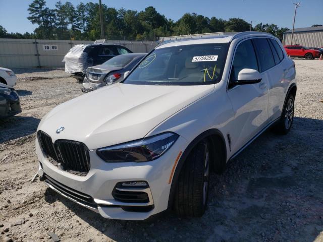 5UXCR6C50KLL63735 - 2019 BMW X5 XDRIVE4 WHITE photo 2