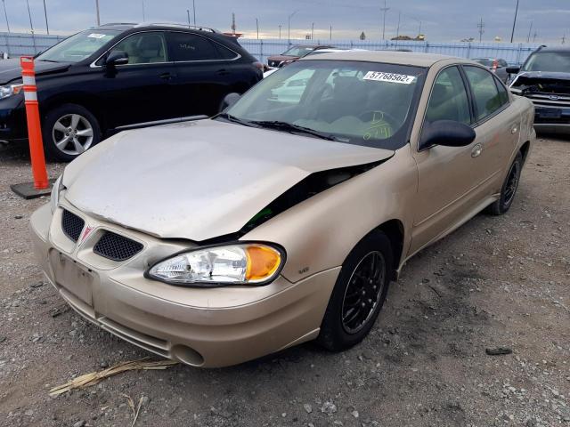 1G2NE52E55M250741 - 2005 PONTIAC GRAND AM S TAN photo 2