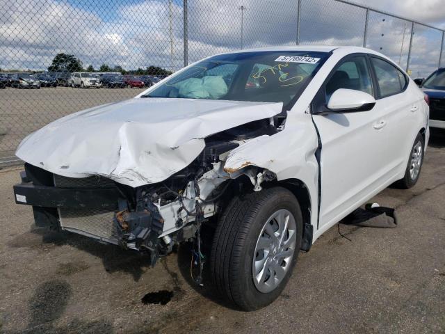 5NPD74LF7JH345793 - 2018 HYUNDAI ELANTRA SE WHITE photo 2