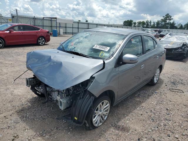 ML32FVFJ7MHF02599 - 2021 MITSUBISHI MIRAGE G4 GRAY photo 2