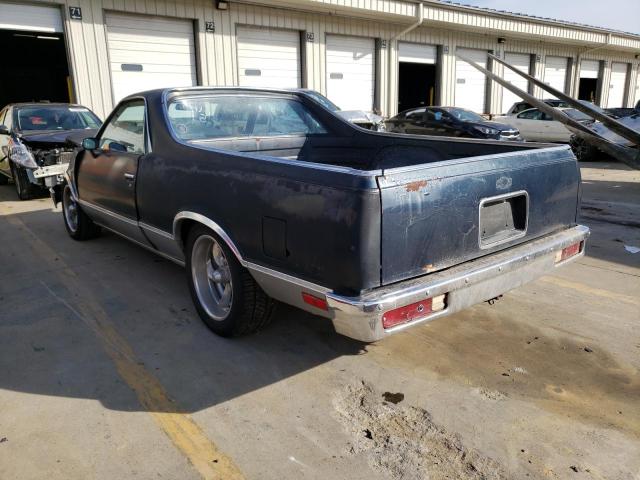 3GCCW80H2FS907348 - 1985 CHEVROLET EL CAMINO BLUE photo 3