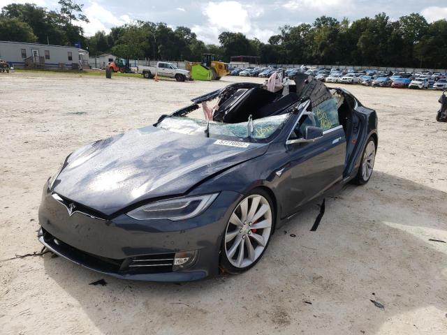 5YJSA1E48GF159075 - 2016 TESLA MODEL S Grafito foto 2
