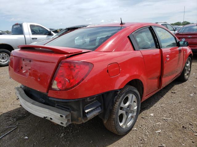 1G8AW14F54Z199985 - 2004 SATURN ION LEVEL RED photo 4