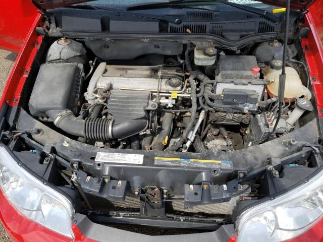 1G8AW14F54Z199985 - 2004 SATURN ION LEVEL RED photo 7