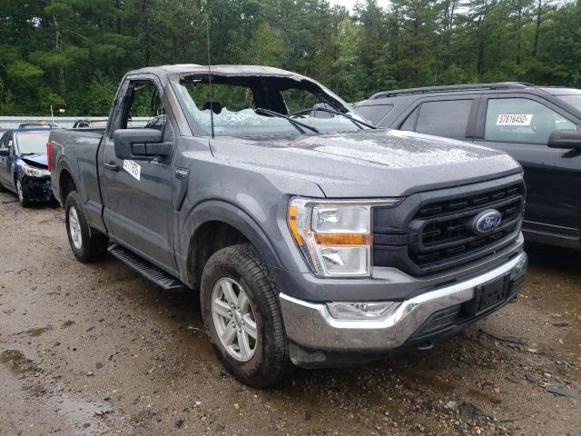 1FTMF1EP2NKD30746 - 2022 FORD F150 GRAY photo 1