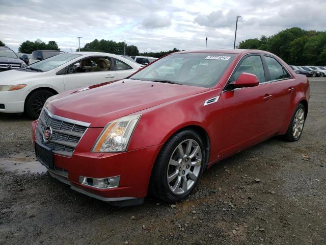 1G6DS57V080168052 - 2008 CADILLAC CTS HI FEA BURGUNDY photo 2